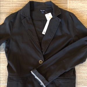 New with tags Splendid Black Cotton Blazer, XS